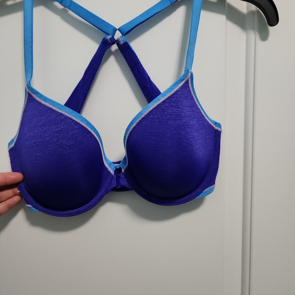 Victoria's Secret Purple Racerback bra sz 34D